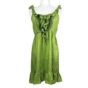 Sundance Silk Tiered Dress Sm Ruffles Fairy Whimsical Boho Tiny Flaws Delicate